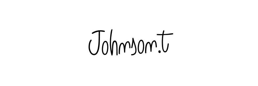 How to make Johnson.t name signature. Use Angelique-Rose-font-FFP style for creating short signs online. This is the latest handwritten sign. Johnson.t signature style 5 images and pictures png