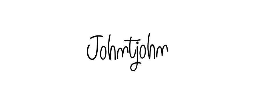 Johntjohn stylish signature style. Best Handwritten Sign (Angelique-Rose-font-FFP) for my name. Handwritten Signature Collection Ideas for my name Johntjohn. Johntjohn signature style 5 images and pictures png