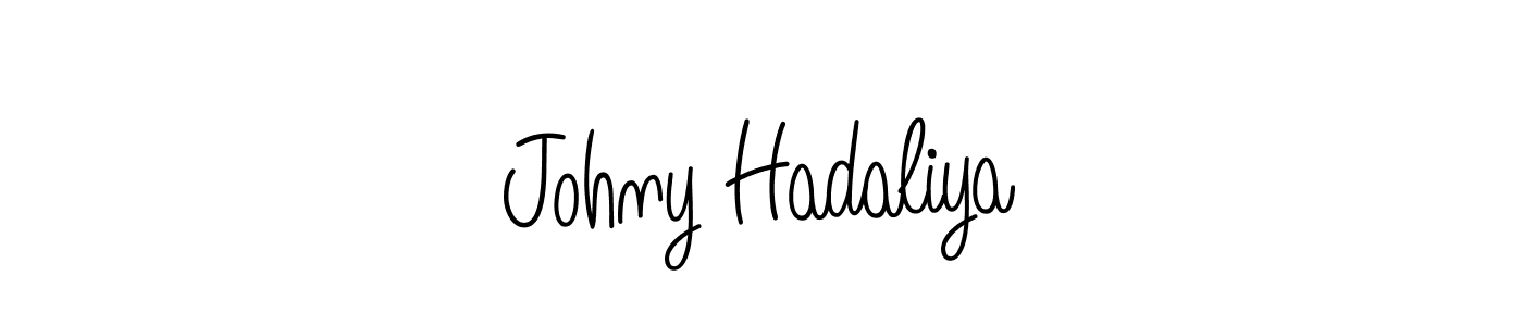 Best and Professional Signature Style for Johny Hadaliya. Angelique-Rose-font-FFP Best Signature Style Collection. Johny Hadaliya signature style 5 images and pictures png
