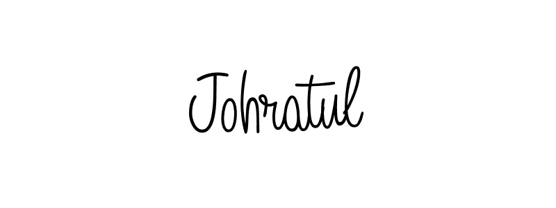 How to make Johratul signature? Angelique-Rose-font-FFP is a professional autograph style. Create handwritten signature for Johratul name. Johratul signature style 5 images and pictures png