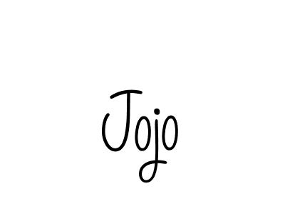 Make a beautiful signature design for name Jojo. With this signature (Angelique-Rose-font-FFP) style, you can create a handwritten signature for free. Jojo signature style 5 images and pictures png