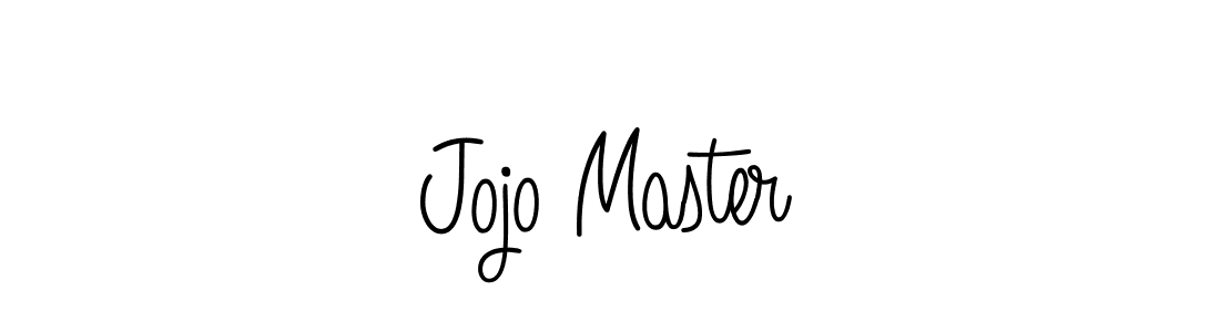 Jojo Master stylish signature style. Best Handwritten Sign (Angelique-Rose-font-FFP) for my name. Handwritten Signature Collection Ideas for my name Jojo Master. Jojo Master signature style 5 images and pictures png