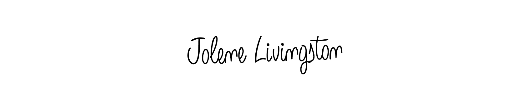 How to Draw Jolene Livingston signature style? Angelique-Rose-font-FFP is a latest design signature styles for name Jolene Livingston. Jolene Livingston signature style 5 images and pictures png