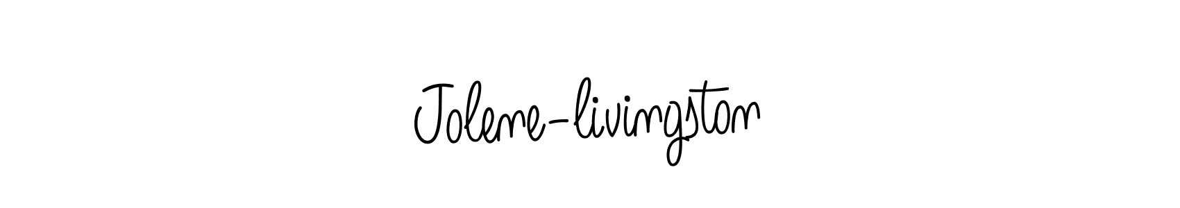 Create a beautiful signature design for name Jolene-livingston. With this signature (Angelique-Rose-font-FFP) fonts, you can make a handwritten signature for free. Jolene-livingston signature style 5 images and pictures png