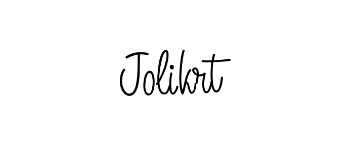 How to Draw Jolikrt signature style? Angelique-Rose-font-FFP is a latest design signature styles for name Jolikrt. Jolikrt signature style 5 images and pictures png