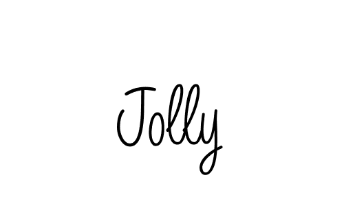 Create a beautiful signature design for name Jolly. With this signature (Angelique-Rose-font-FFP) fonts, you can make a handwritten signature for free. Jolly signature style 5 images and pictures png