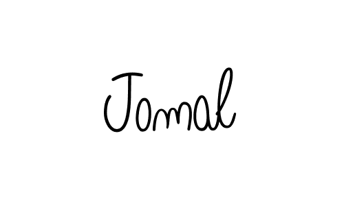 You should practise on your own different ways (Angelique-Rose-font-FFP) to write your name (Jomal) in signature. don't let someone else do it for you. Jomal signature style 5 images and pictures png