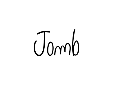 How to make Jomb signature? Angelique-Rose-font-FFP is a professional autograph style. Create handwritten signature for Jomb name. Jomb signature style 5 images and pictures png