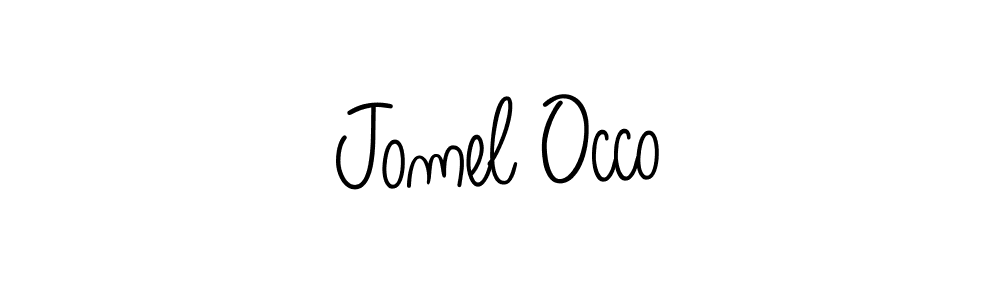 Design your own signature with our free online signature maker. With this signature software, you can create a handwritten (Angelique-Rose-font-FFP) signature for name Jomel Occo. Jomel Occo signature style 5 images and pictures png