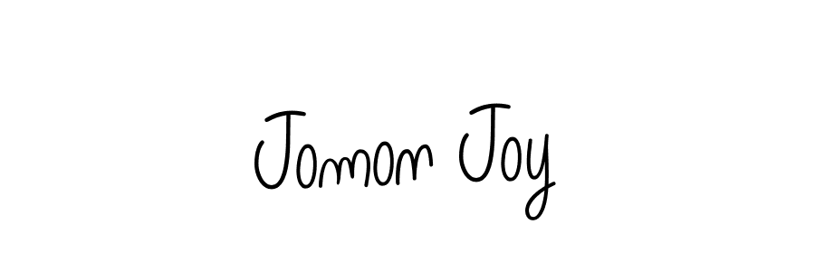 How to make Jomon Joy name signature. Use Angelique-Rose-font-FFP style for creating short signs online. This is the latest handwritten sign. Jomon Joy signature style 5 images and pictures png