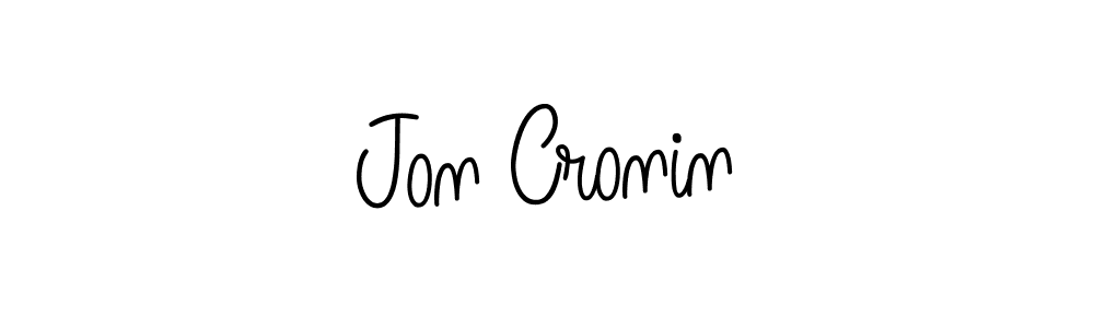 How to make Jon Cronin name signature. Use Angelique-Rose-font-FFP style for creating short signs online. This is the latest handwritten sign. Jon Cronin signature style 5 images and pictures png