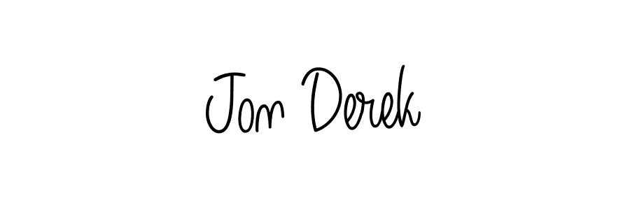 How to Draw Jon Derek signature style? Angelique-Rose-font-FFP is a latest design signature styles for name Jon Derek. Jon Derek signature style 5 images and pictures png