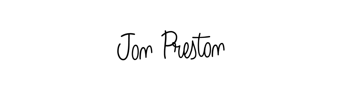 Design your own signature with our free online signature maker. With this signature software, you can create a handwritten (Angelique-Rose-font-FFP) signature for name Jon Preston. Jon Preston signature style 5 images and pictures png