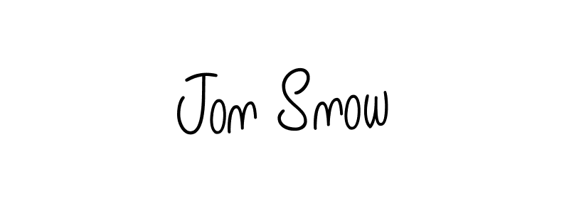 You should practise on your own different ways (Angelique-Rose-font-FFP) to write your name (Jon Snow) in signature. don't let someone else do it for you. Jon Snow signature style 5 images and pictures png