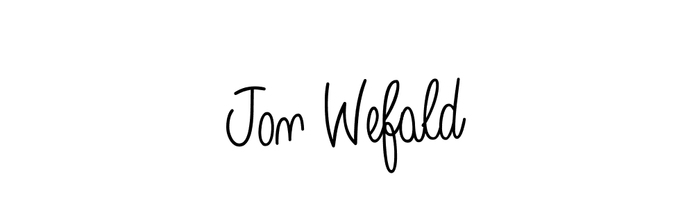 Angelique-Rose-font-FFP is a professional signature style that is perfect for those who want to add a touch of class to their signature. It is also a great choice for those who want to make their signature more unique. Get Jon Wefald name to fancy signature for free. Jon Wefald signature style 5 images and pictures png