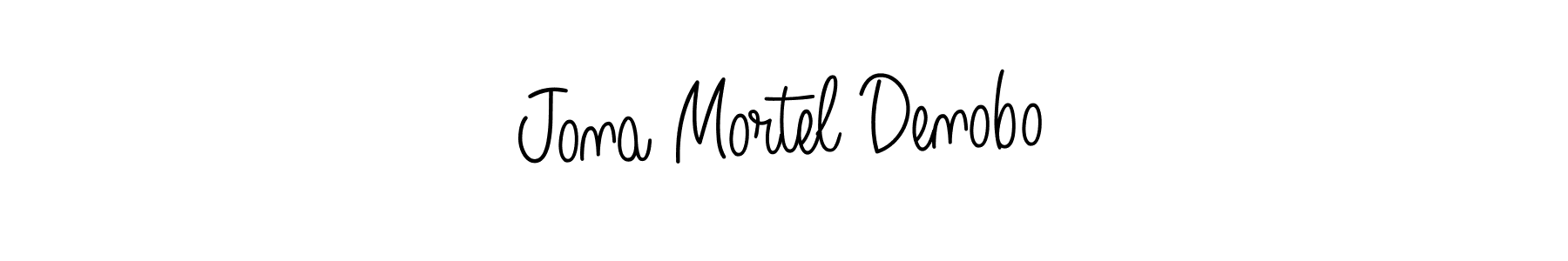 How to Draw Jona Mortel Denobo signature style? Angelique-Rose-font-FFP is a latest design signature styles for name Jona Mortel Denobo. Jona Mortel Denobo signature style 5 images and pictures png
