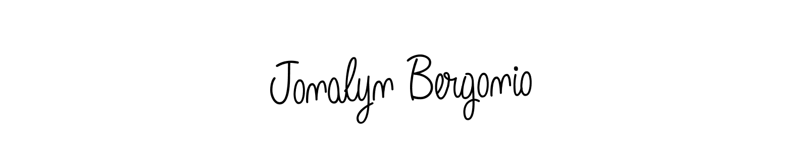 Jonalyn Bergonio stylish signature style. Best Handwritten Sign (Angelique-Rose-font-FFP) for my name. Handwritten Signature Collection Ideas for my name Jonalyn Bergonio. Jonalyn Bergonio signature style 5 images and pictures png