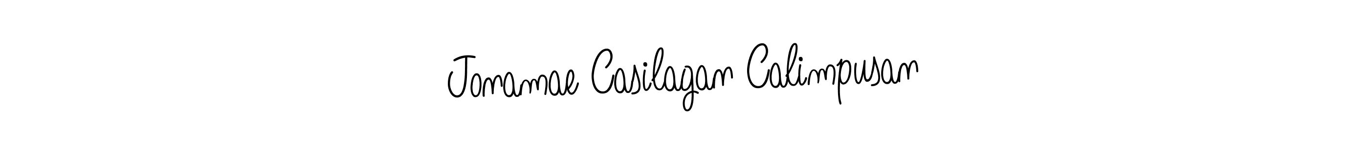 How to Draw Jonamae Casilagan Calimpusan signature style? Angelique-Rose-font-FFP is a latest design signature styles for name Jonamae Casilagan Calimpusan. Jonamae Casilagan Calimpusan signature style 5 images and pictures png