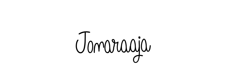 Design your own signature with our free online signature maker. With this signature software, you can create a handwritten (Angelique-Rose-font-FFP) signature for name Jonaraaja. Jonaraaja signature style 5 images and pictures png