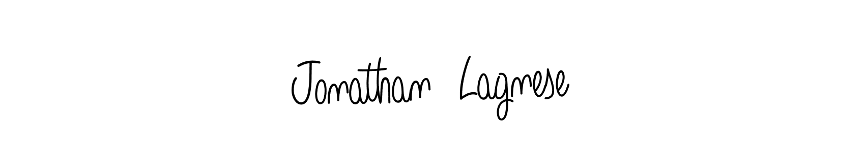 How to make Jonathan  Lagnese signature? Angelique-Rose-font-FFP is a professional autograph style. Create handwritten signature for Jonathan  Lagnese name. Jonathan  Lagnese signature style 5 images and pictures png