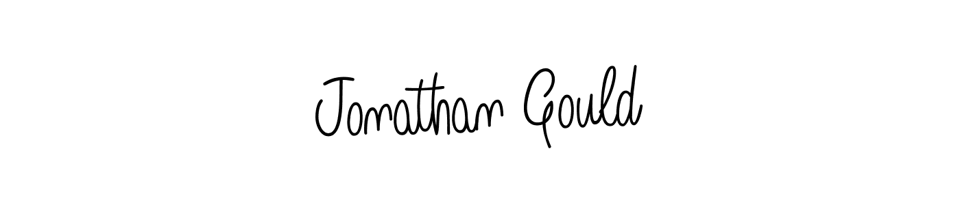 How to make Jonathan Gould name signature. Use Angelique-Rose-font-FFP style for creating short signs online. This is the latest handwritten sign. Jonathan Gould signature style 5 images and pictures png