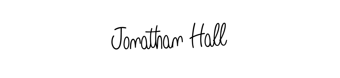 Make a beautiful signature design for name Jonathan Hall. With this signature (Angelique-Rose-font-FFP) style, you can create a handwritten signature for free. Jonathan Hall signature style 5 images and pictures png