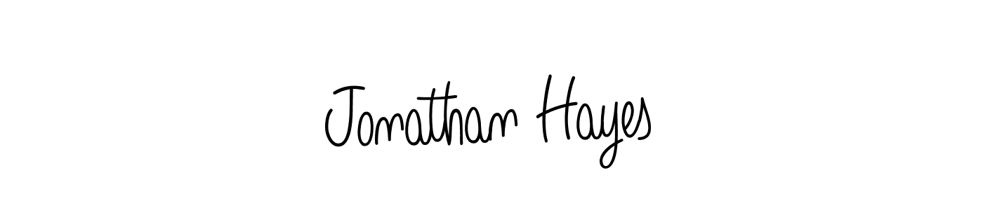 Make a beautiful signature design for name Jonathan Hayes. With this signature (Angelique-Rose-font-FFP) style, you can create a handwritten signature for free. Jonathan Hayes signature style 5 images and pictures png