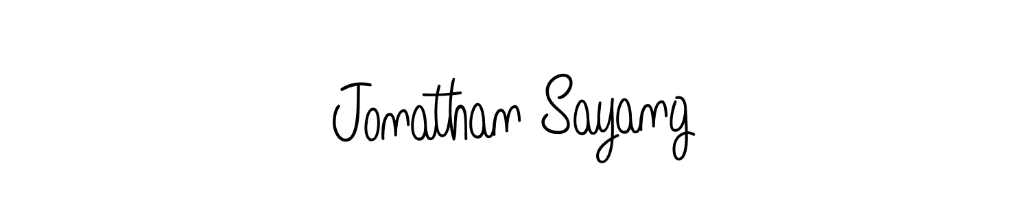Also we have Jonathan Sayang name is the best signature style. Create professional handwritten signature collection using Angelique-Rose-font-FFP autograph style. Jonathan Sayang signature style 5 images and pictures png