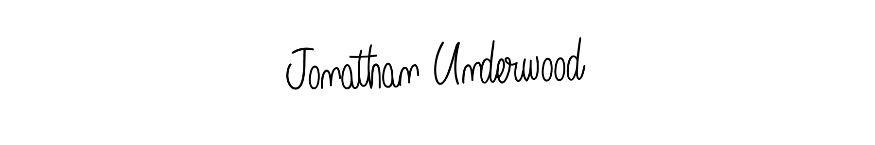 Make a beautiful signature design for name Jonathan Underwood. With this signature (Angelique-Rose-font-FFP) style, you can create a handwritten signature for free. Jonathan Underwood signature style 5 images and pictures png