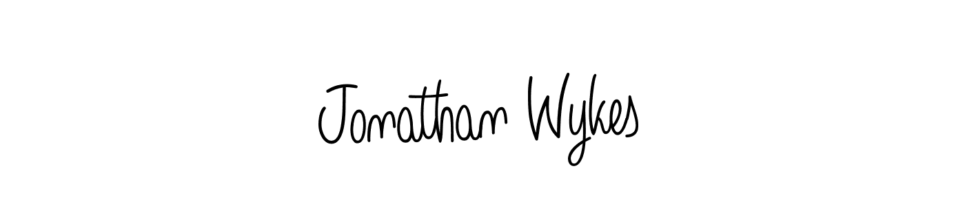 Design your own signature with our free online signature maker. With this signature software, you can create a handwritten (Angelique-Rose-font-FFP) signature for name Jonathan Wykes. Jonathan Wykes signature style 5 images and pictures png