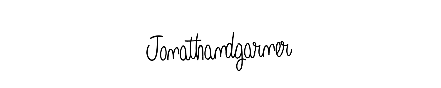 Make a beautiful signature design for name Jonathandgarner. With this signature (Angelique-Rose-font-FFP) style, you can create a handwritten signature for free. Jonathandgarner signature style 5 images and pictures png
