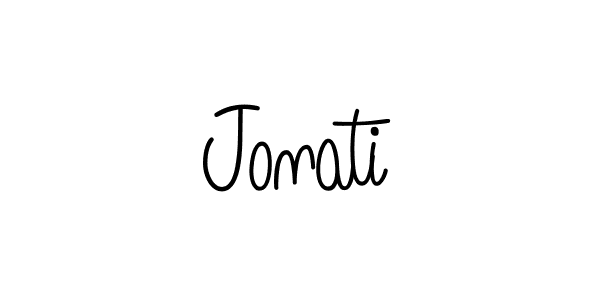 Create a beautiful signature design for name Jonati. With this signature (Angelique-Rose-font-FFP) fonts, you can make a handwritten signature for free. Jonati signature style 5 images and pictures png