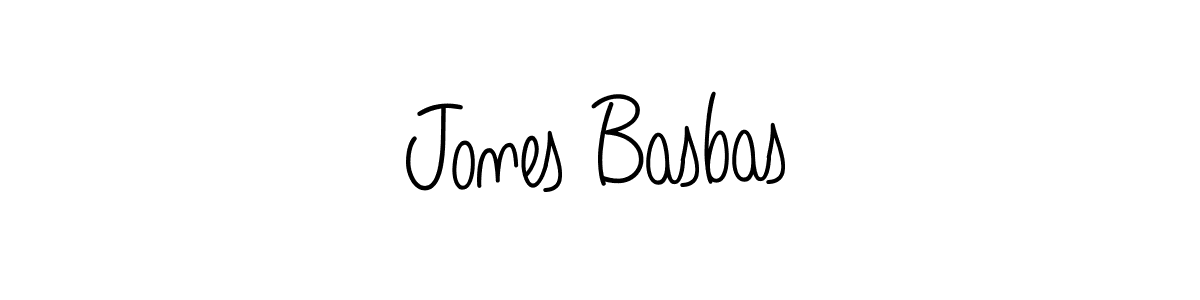 You should practise on your own different ways (Angelique-Rose-font-FFP) to write your name (Jones Basbas) in signature. don't let someone else do it for you. Jones Basbas signature style 5 images and pictures png