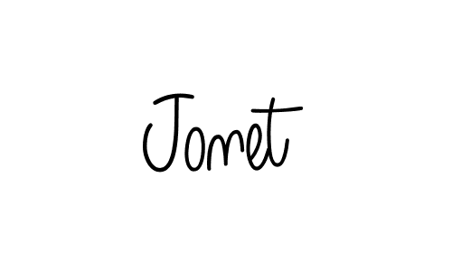 How to make Jonet signature? Angelique-Rose-font-FFP is a professional autograph style. Create handwritten signature for Jonet name. Jonet signature style 5 images and pictures png