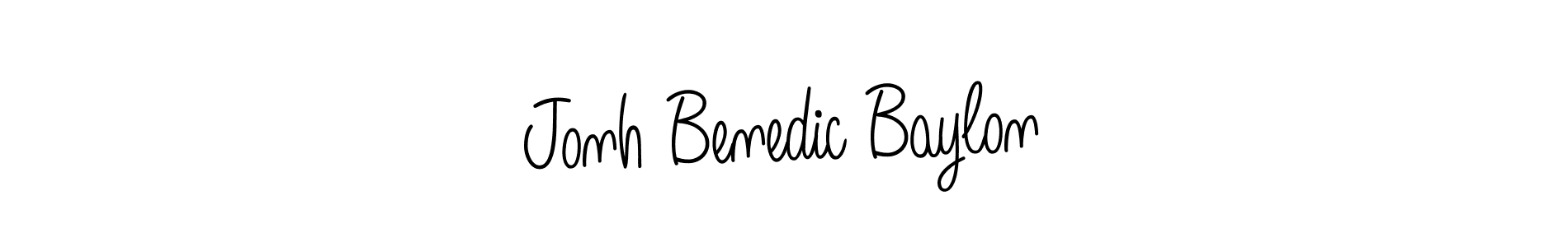 Make a beautiful signature design for name Jonh Benedic Baylon. Use this online signature maker to create a handwritten signature for free. Jonh Benedic Baylon signature style 5 images and pictures png