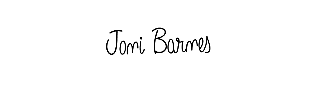 Make a beautiful signature design for name Joni Barnes. With this signature (Angelique-Rose-font-FFP) style, you can create a handwritten signature for free. Joni Barnes signature style 5 images and pictures png
