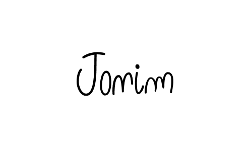 Best and Professional Signature Style for Jonim. Angelique-Rose-font-FFP Best Signature Style Collection. Jonim signature style 5 images and pictures png