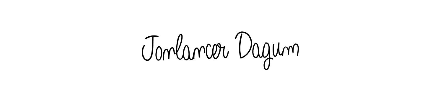Also You can easily find your signature by using the search form. We will create Jonlancer Dagum name handwritten signature images for you free of cost using Angelique-Rose-font-FFP sign style. Jonlancer Dagum signature style 5 images and pictures png
