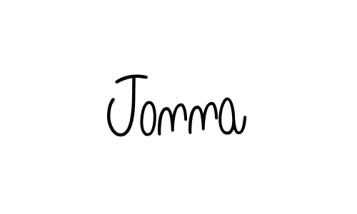 You should practise on your own different ways (Angelique-Rose-font-FFP) to write your name (Jonna) in signature. don't let someone else do it for you. Jonna signature style 5 images and pictures png