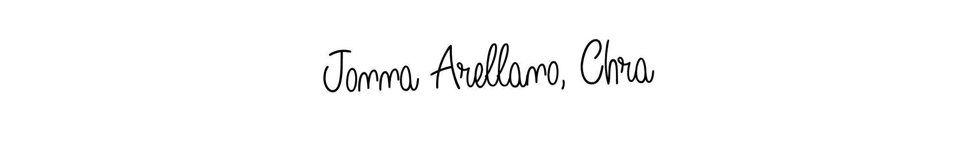 How to make Jonna Arellano, Chra name signature. Use Angelique-Rose-font-FFP style for creating short signs online. This is the latest handwritten sign. Jonna Arellano, Chra signature style 5 images and pictures png