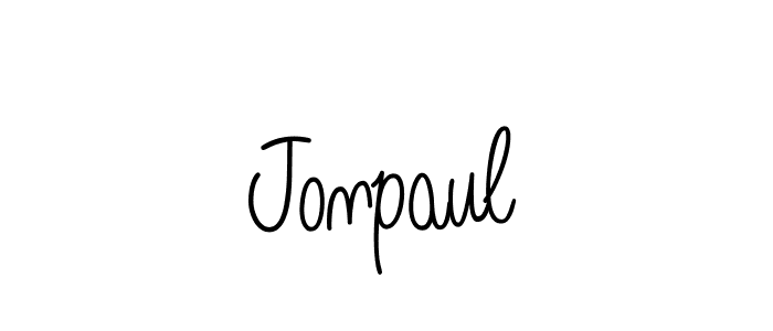 Create a beautiful signature design for name Jonpaul. With this signature (Angelique-Rose-font-FFP) fonts, you can make a handwritten signature for free. Jonpaul signature style 5 images and pictures png