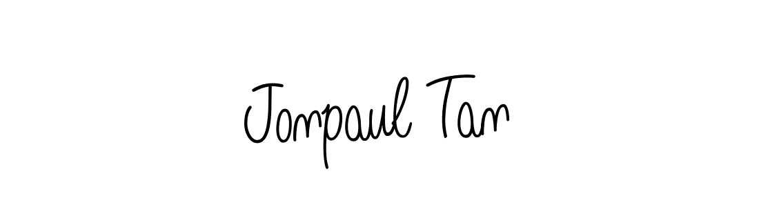 Design your own signature with our free online signature maker. With this signature software, you can create a handwritten (Angelique-Rose-font-FFP) signature for name Jonpaul Tan. Jonpaul Tan signature style 5 images and pictures png