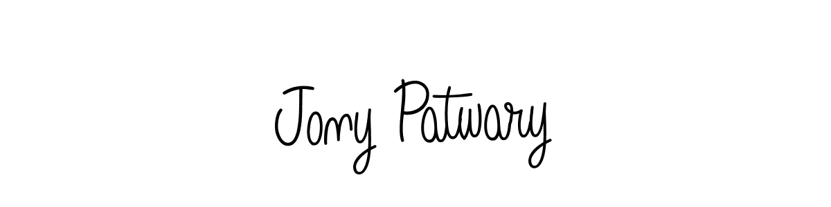 Similarly Angelique-Rose-font-FFP is the best handwritten signature design. Signature creator online .You can use it as an online autograph creator for name Jony Patwary. Jony Patwary signature style 5 images and pictures png