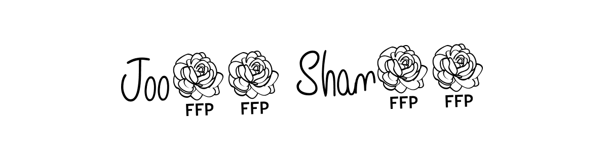 if you are searching for the best signature style for your name Joo11 Shan14. so please give up your signature search. here we have designed multiple signature styles  using Angelique-Rose-font-FFP. Joo11 Shan14 signature style 5 images and pictures png