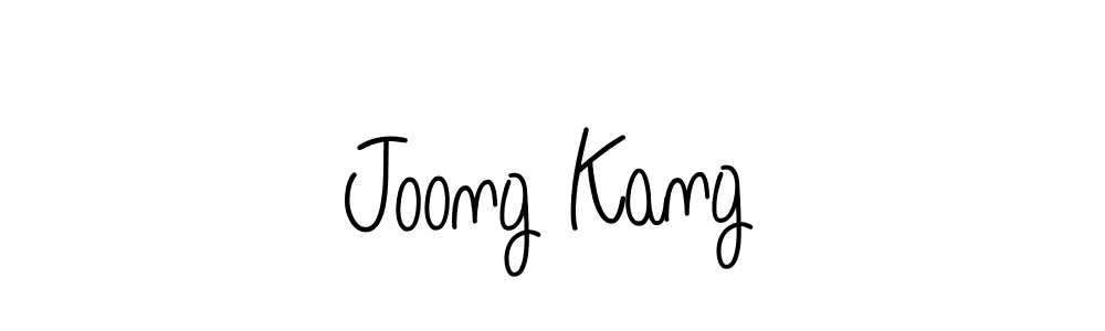 You should practise on your own different ways (Angelique-Rose-font-FFP) to write your name (Joong Kang) in signature. don't let someone else do it for you. Joong Kang signature style 5 images and pictures png