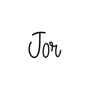 Create a beautiful signature design for name Jor. With this signature (Angelique-Rose-font-FFP) fonts, you can make a handwritten signature for free. Jor signature style 5 images and pictures png