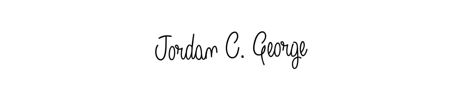 Create a beautiful signature design for name Jordan C. George. With this signature (Angelique-Rose-font-FFP) fonts, you can make a handwritten signature for free. Jordan C. George signature style 5 images and pictures png