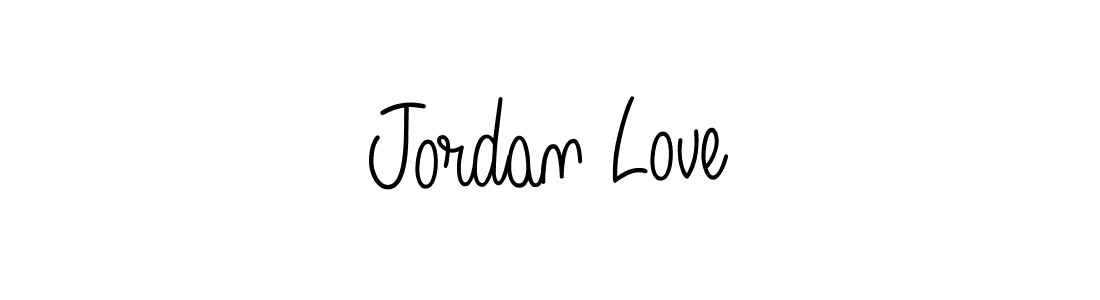 Make a beautiful signature design for name Jordan Love. With this signature (Angelique-Rose-font-FFP) style, you can create a handwritten signature for free. Jordan Love signature style 5 images and pictures png
