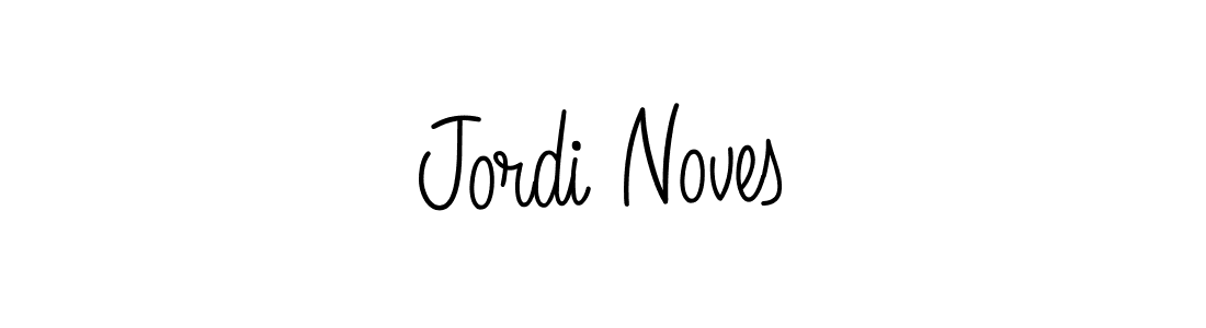 The best way (Angelique-Rose-font-FFP) to make a short signature is to pick only two or three words in your name. The name Jordi Noves include a total of six letters. For converting this name. Jordi Noves signature style 5 images and pictures png