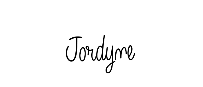 Best and Professional Signature Style for Jordyne. Angelique-Rose-font-FFP Best Signature Style Collection. Jordyne signature style 5 images and pictures png